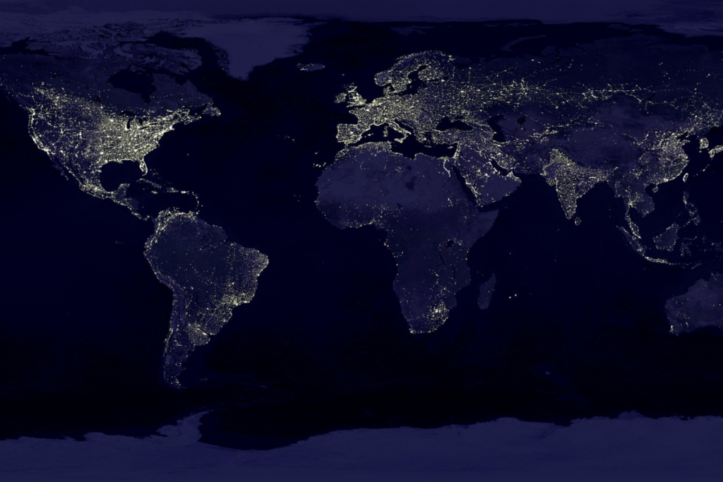 dark blue map